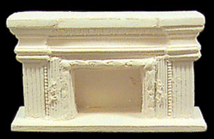 Dollhouse Miniature Half Scale Fireplace